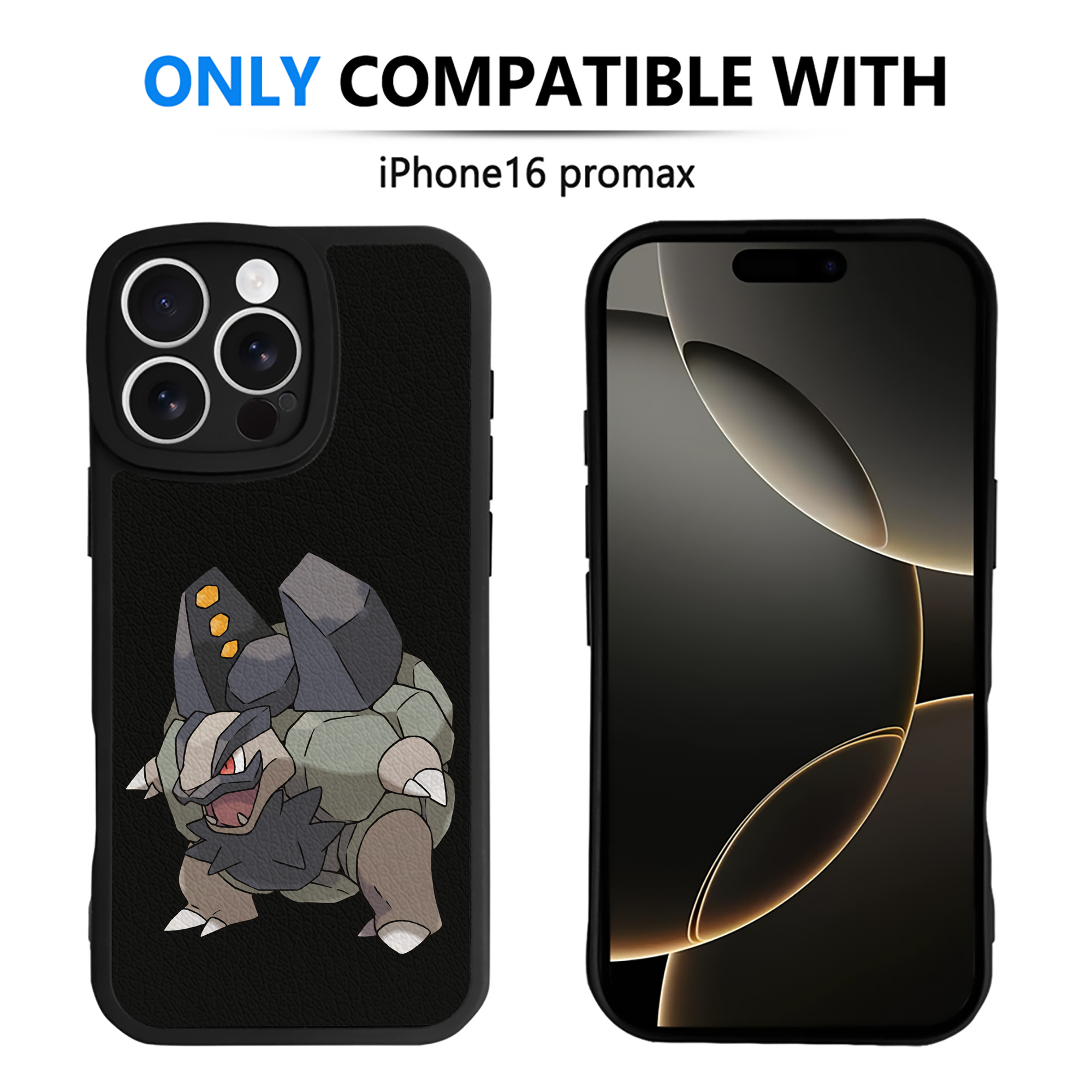 （画像用） ポケットモンスター Pokémon 【iPhone 16シリーズ対応】シリコンスマホケース（レザー調） 材質：シリコン